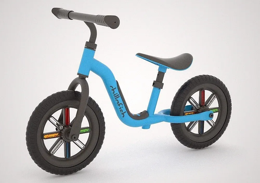 10" Chillafish Buzzi Balance Bike for Kids 1.5 Years and Older, Lightweight