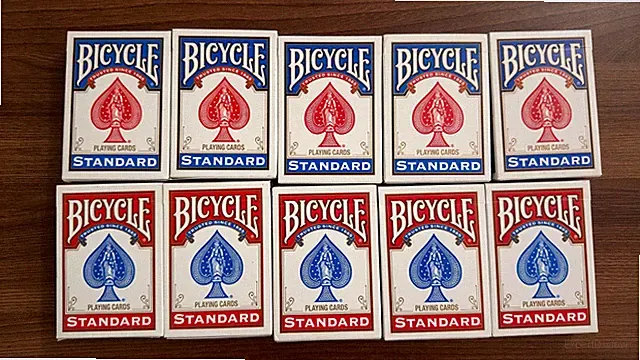 10 Decks - Bicycle Playing Cards Blue & Red, Very Lightly Used. GREAT Condition