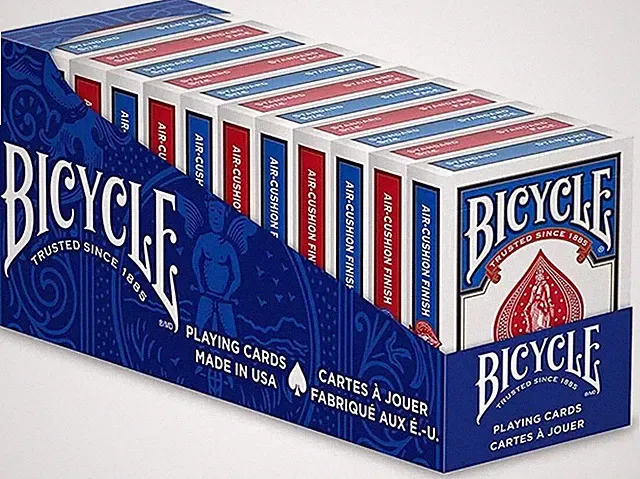 12 Bicycle Standard Playing Cards – Red & Blue Poker Decks, New Sealed