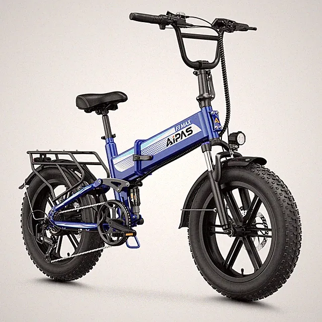 20" Folding Fat Tire Electric Bike Aipas F3 MAX 1800W E-Bike City Commuter Bike