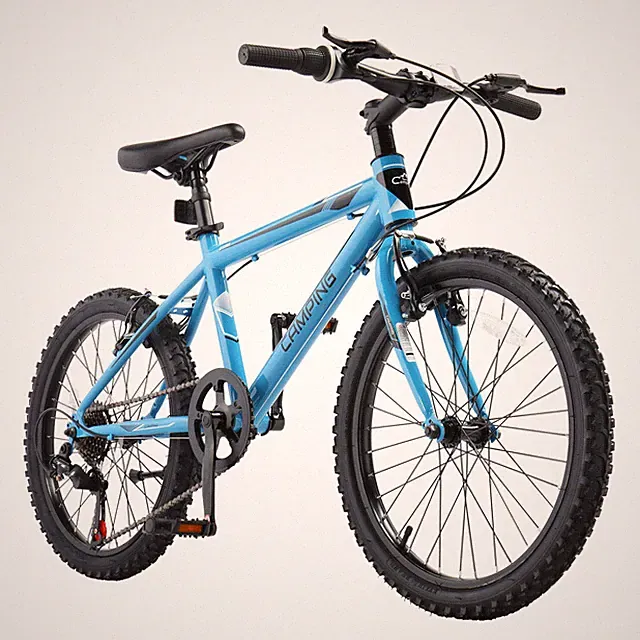 20 Inch Mountain Bike, 7/21-Speed Adult Bicycle with Sturdy Steel Frame Blue US