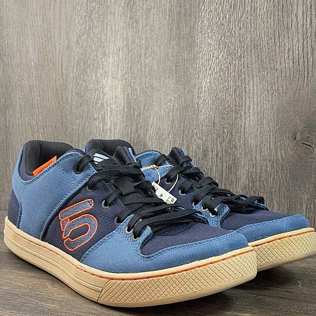 Adidas Five Ten Freerider Canvas Mens Mountain Bike Shoes Sz 12.5 Blue HQ2104