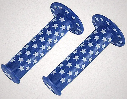 ALTA Bicycle Grips Color & White Star Beach Cruiser BMX Old School ALL COLORS