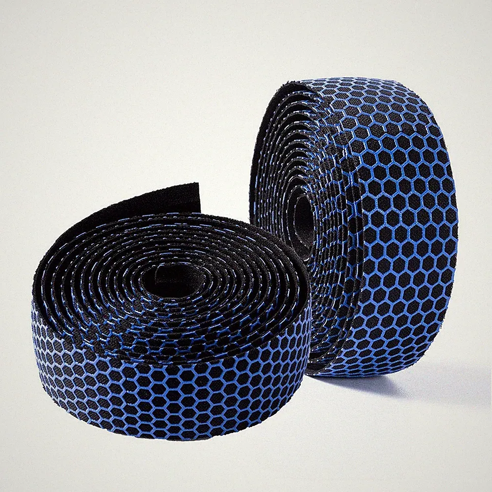 Bike Handlebar Tape 2 Rolls Blue – Road Bicycle Bar Wraps for Cycling Comfort