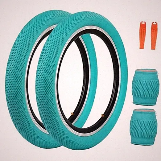 Bike Tire 20 inch Kids Bike Tire 20 x 2.4 inch 20 x 2.4 inch - 2 Tires Cyan