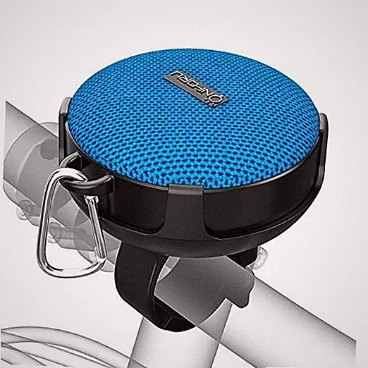 Biketooth Speaker with Bicycle Mount, Portable Wireless Speaker with Loud Blue