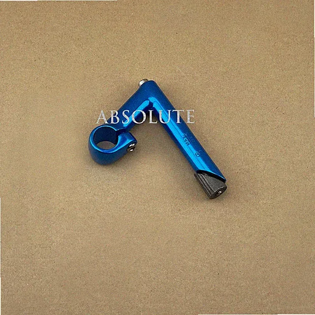 BLUE ALLOY FIXIE BICYCLE QUILL STEM 22.2MM VINTAGE FIXED GEAR TRACK ROAD BIKE.