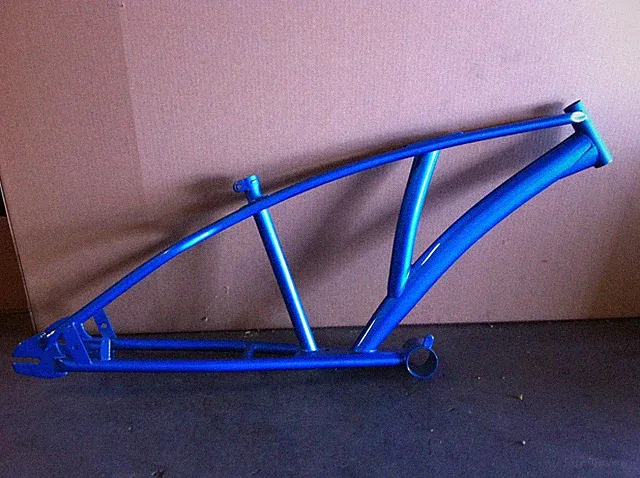 Blue CHOPPER Bike Frame 1" Beach Cruiser Trike Bicycle New
