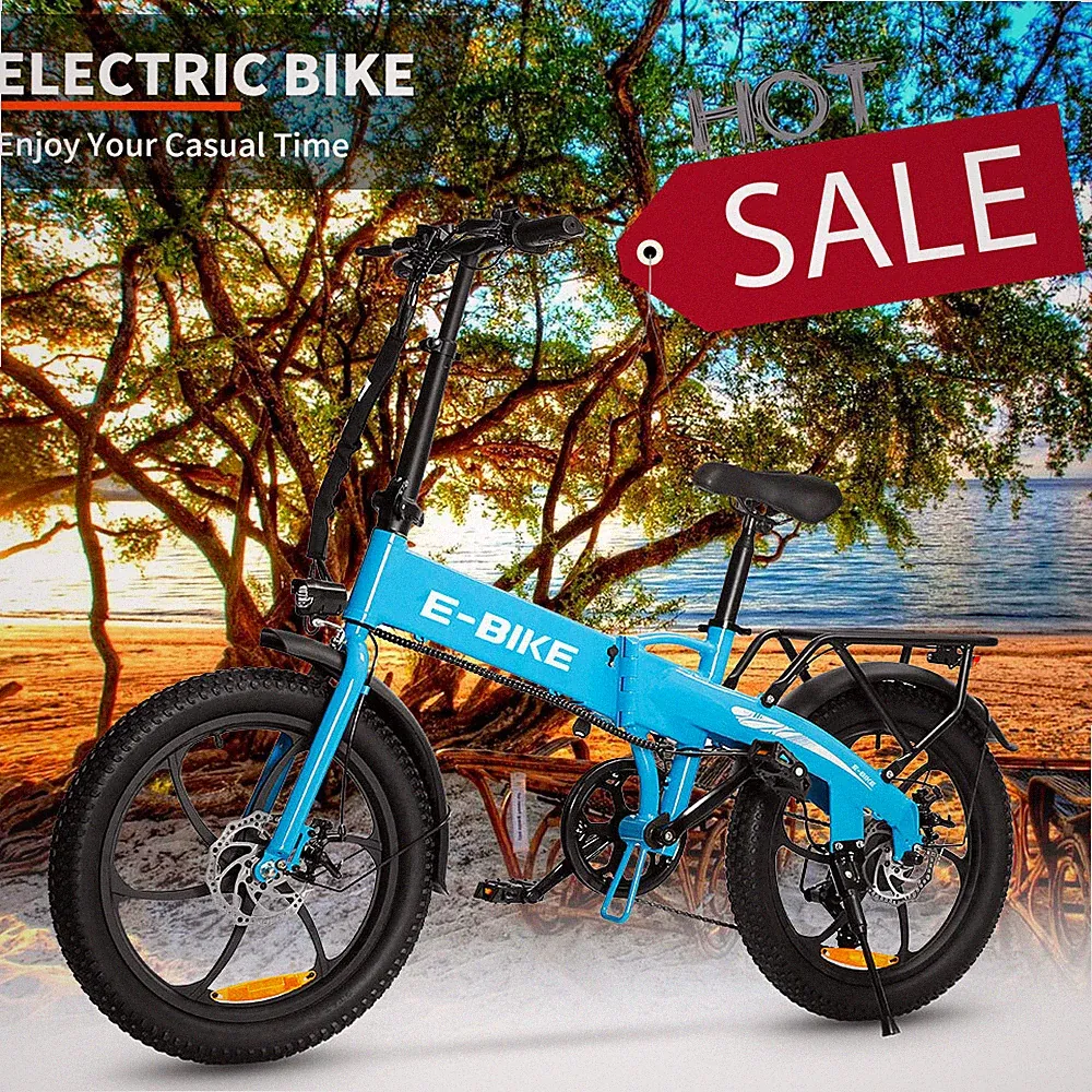 Blue Commuter Bike