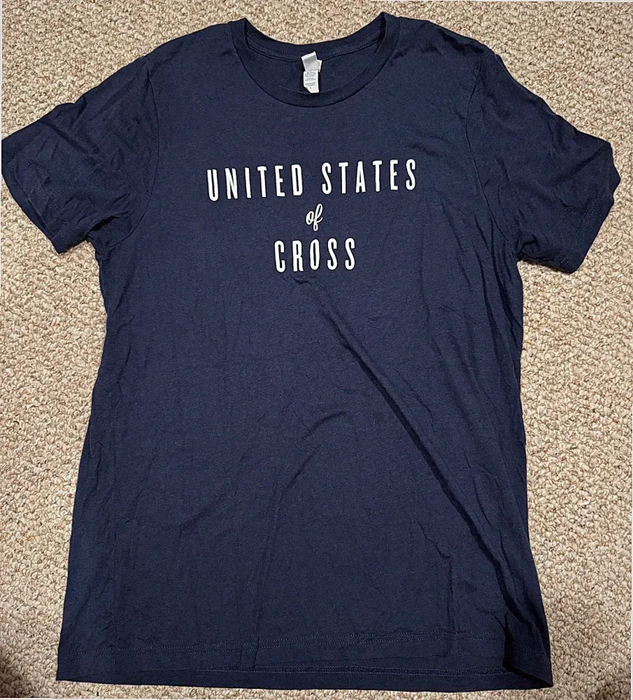 Bontrager - Trek Bicycle Cyclocross Tee Large - Blue, very good cond.