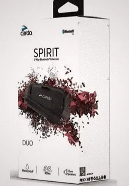 Cardo Spirit Single Bluetooth Communication For Dirt Bike and Motorcycle Helmets