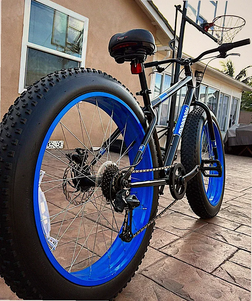 Blue Fat Tire Bike