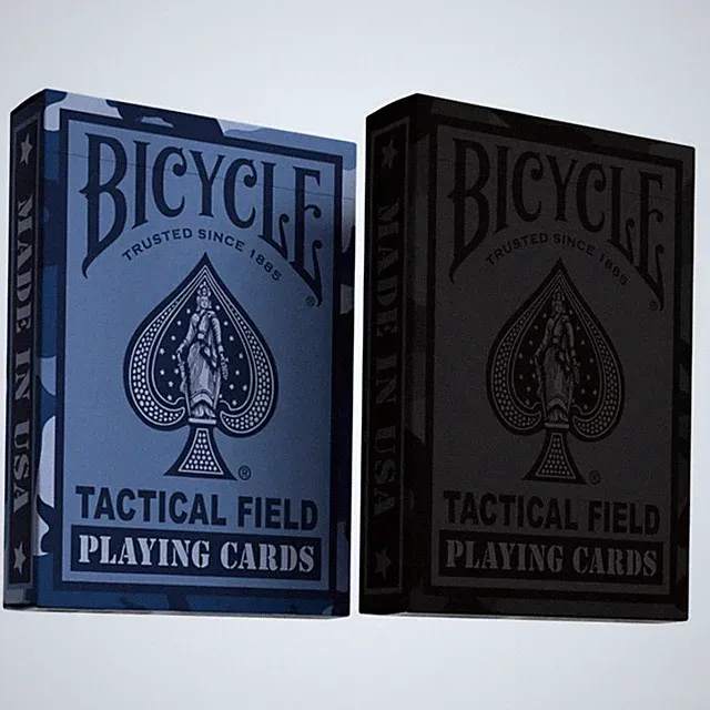 JKR10044674 Bicycle Playing Cards: Bicycle: Tactical Navy/Black