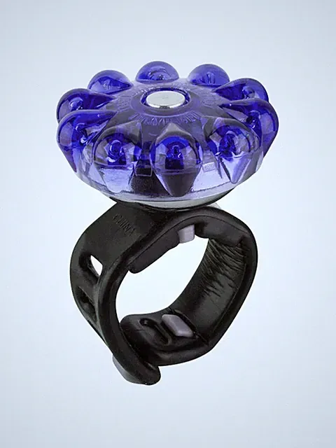 Mirrycle Incredibell Bling Adjustable Bike Bell One size Blue