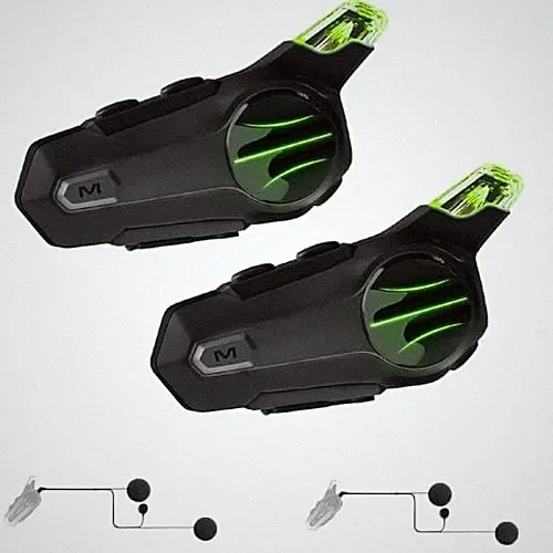 Motorcycle Bluetooth Headset for Wireless Dirt Bike 2 Black_Dual_tail_light