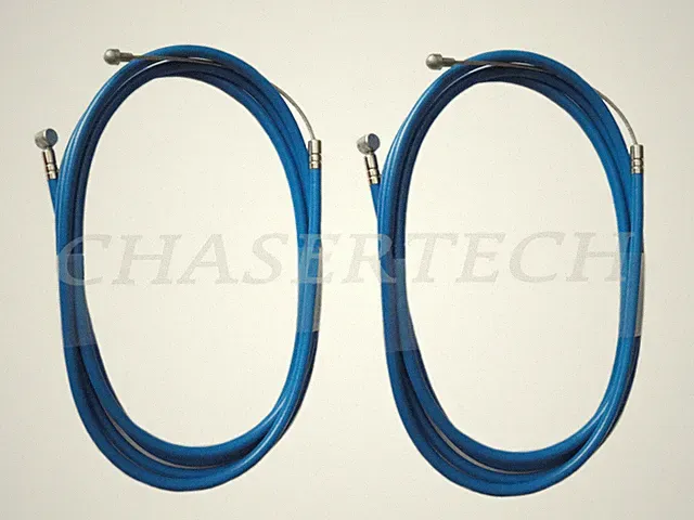 MTB Road BMX Bicycle Bike Universal Brake Cable w/ Housing Blue 2 Pieces