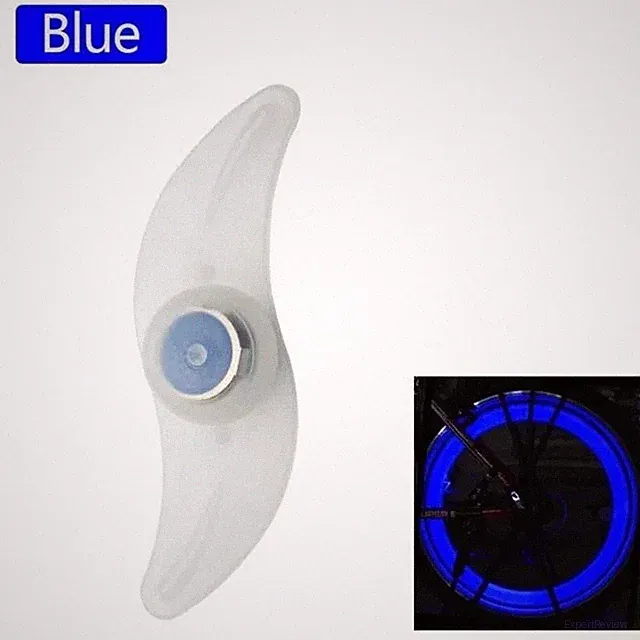 NEW Bicycle Bike Wheel Lights COLOR in 1 LED String Fits any Spoke Rim Tires