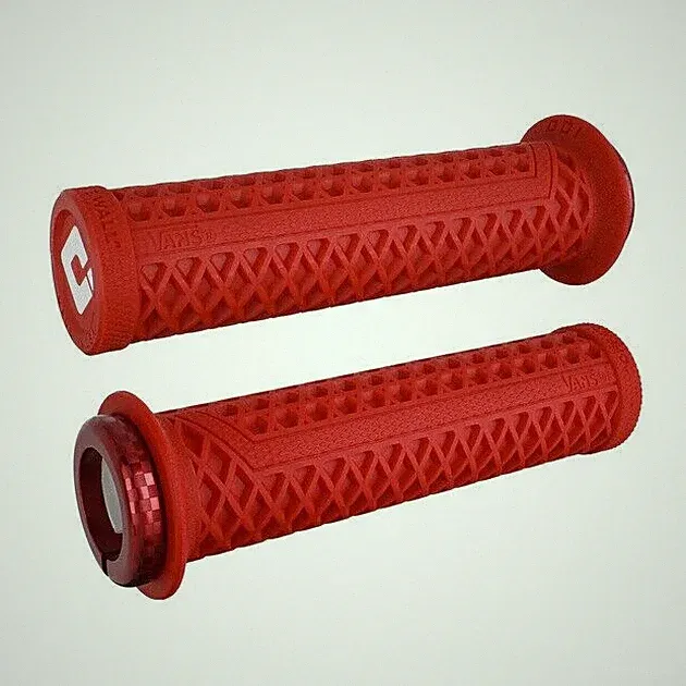 ODI Vans V2.1 Lock On Flanged Grips MTB Bike Black Red Blue Gum Graphite Purple