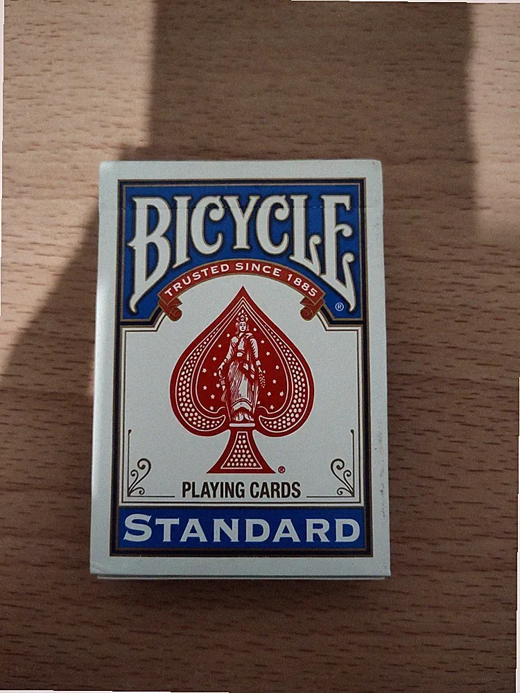 One Deck of Blue Standard Bicycle Playing Cards