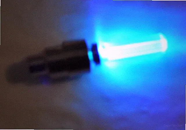 (ONE) LED VALVE CAP STEM Bike Bicycle Mountain Wheel tire kids Motion Neon Light