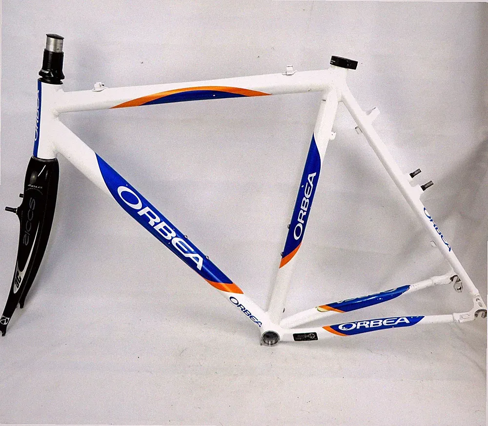 ORBEA ARIN CYCLOCROSS/GRAVEL BIKE FRAMESET Headset Included White/Blue 58cm 2006