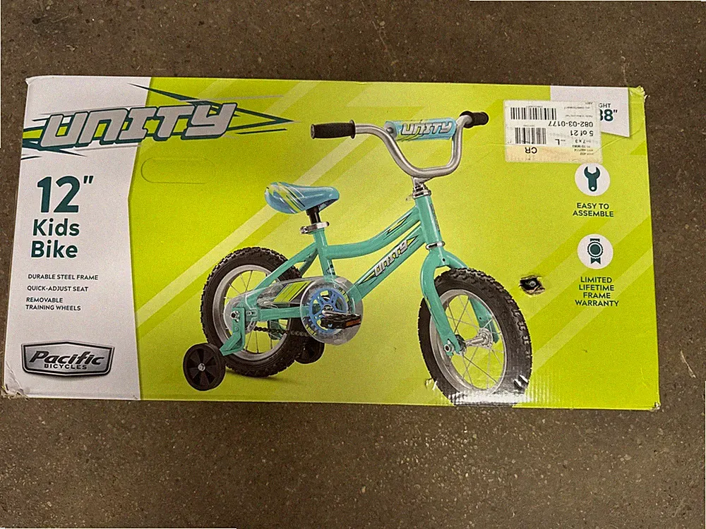 Pacific Unity 12" Kids' Bike, Teal Blue