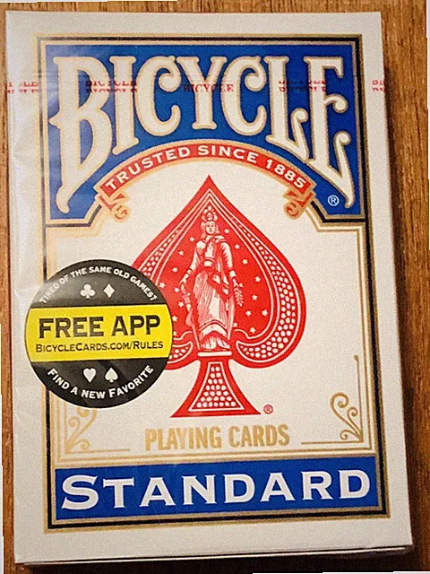 PLAYING CARDS DECK NEW BLUE by Bicycle