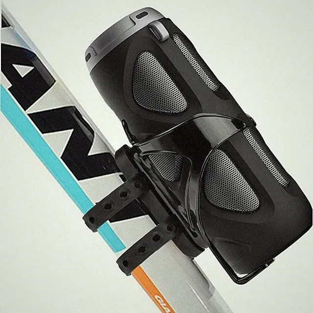 Portable Bluetooth Bike Speaker with Bicycle Mount, SD Card Slot, 10W Bass-Enhan