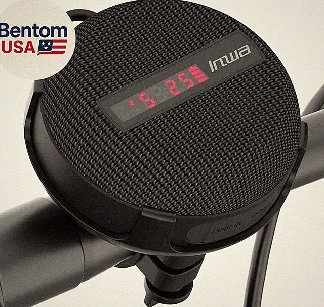 Portable Bluetooth Speaker, Bike Speakers with Speed Display, Wireless Speaker w