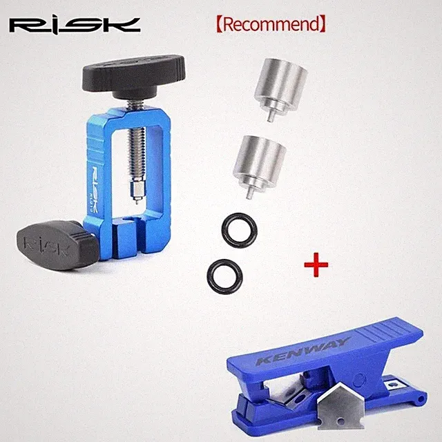 RISK Bike Bleeding Needle Installation Tool and Hydraulic Brake Hose Cutter
