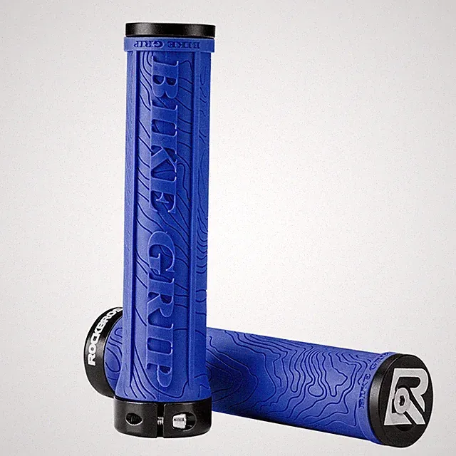 ROCKBROS Bike Handlebar Grips Double Lock-on Ergonomic Non-Slip Rubber Hand Grip