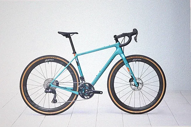 Salsa Warbird Carbon GRX Di2 820 54.5cm 2x12 speed Gravel Bike Blue Aqua