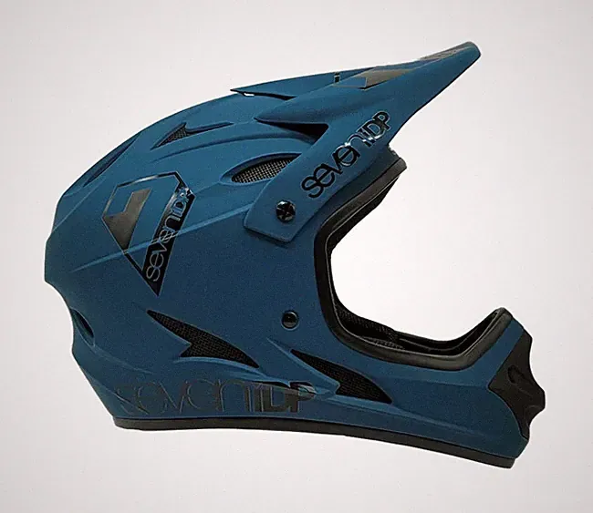 Seven IDP M1 Full Face Bicycle Helmet Diesel Blue