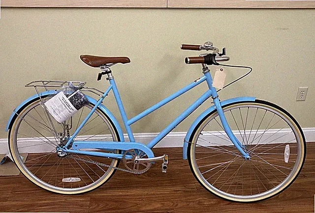 State Bicycle Co. CITY BIKE - THE AZURE 3-Speed Carolina Blue Medium NEW