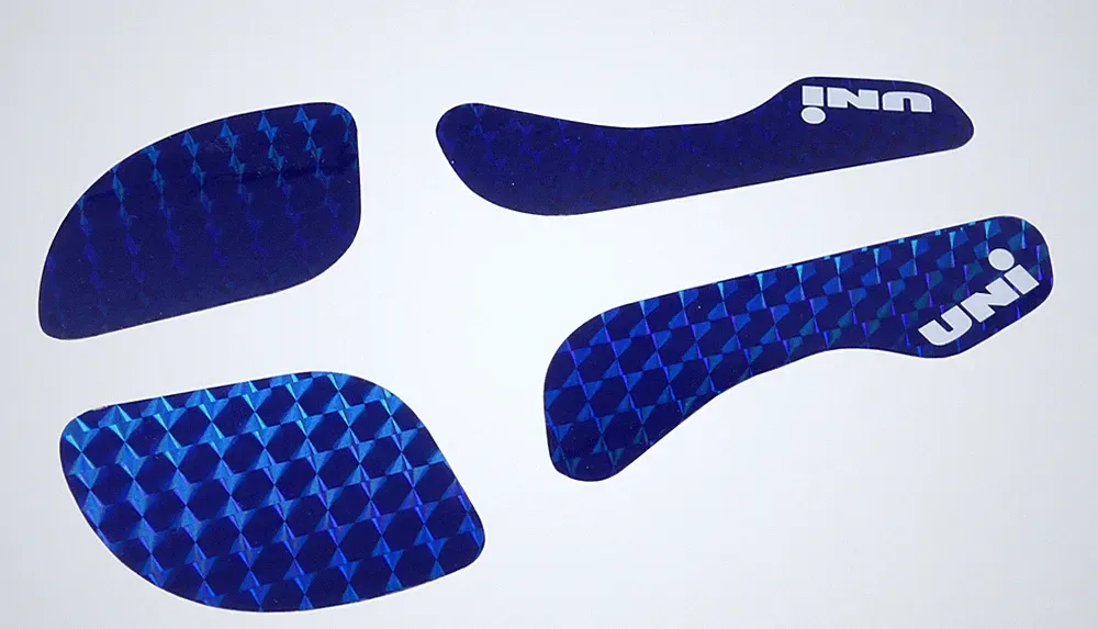 Uni BLING! prism decals for BMX MINI bicycle seat - DARK BLUE