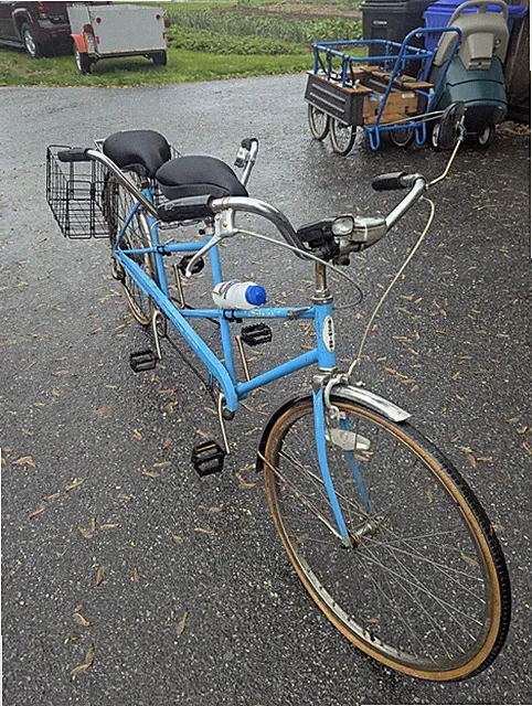 Vintage Schwinn Deluxe Twinn Two-Seater Tandem Bike - 26" Wheels - 5 Speed