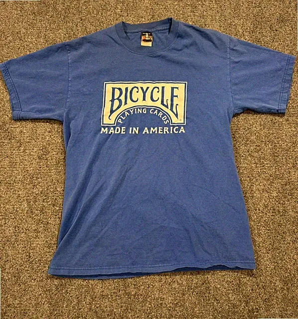 Vintage Y2K Bicycle Playing Cards Tee