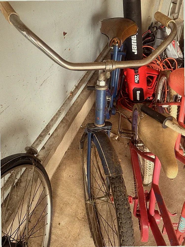 Western Flyer Blue Cruiser Bicycle w/ Cruiser Handlebars & Fenders