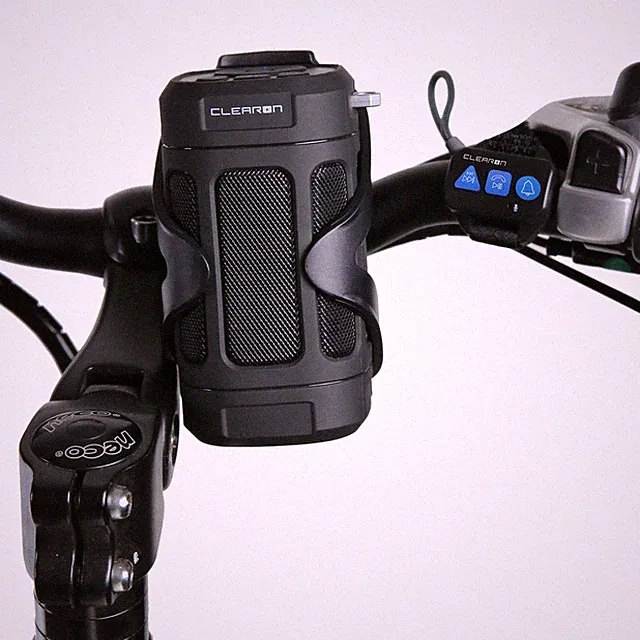 Wireless Waterproof Portable Bluetooth 5.0 Speaker with Bike Mount & Black