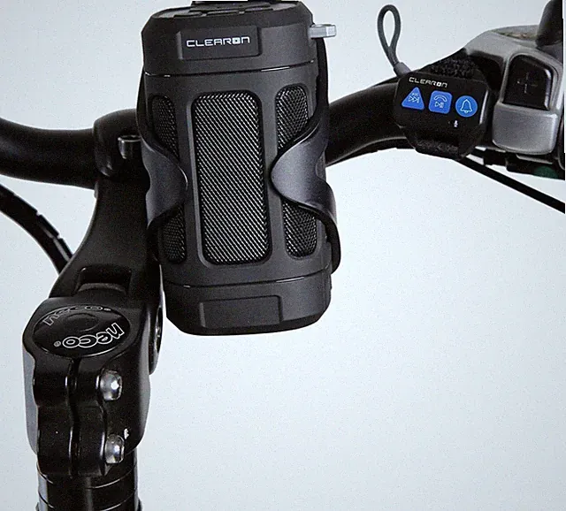 Wireless Waterproof Portable Bluetooth 5.0 Speaker with Bike Mount & Remote
